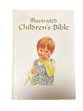 *Illusrated Children's Bible Vintage Hardcover With Slip Case Ideals publication